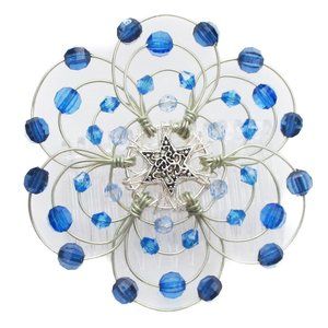 COPY - Women's Kippah/Yarmulke/Jewish Head Covering - Shades of Sapphires